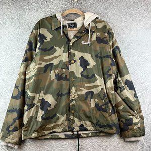 Primitive Skateboarding Winbreaker Men's Size L Camo Full Zip‎ Hooded